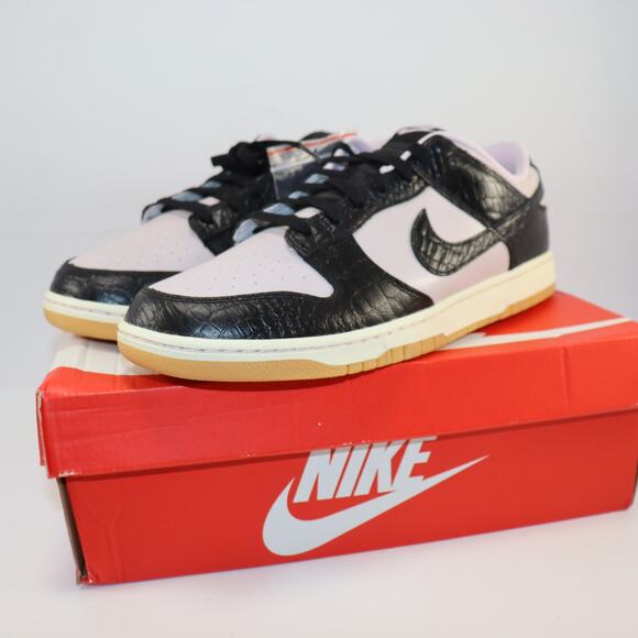 Nike Dunk Low Retro LTD Violet Black Croc Men's 14 / Women's 15.5 NIB - Picture 1 of 9